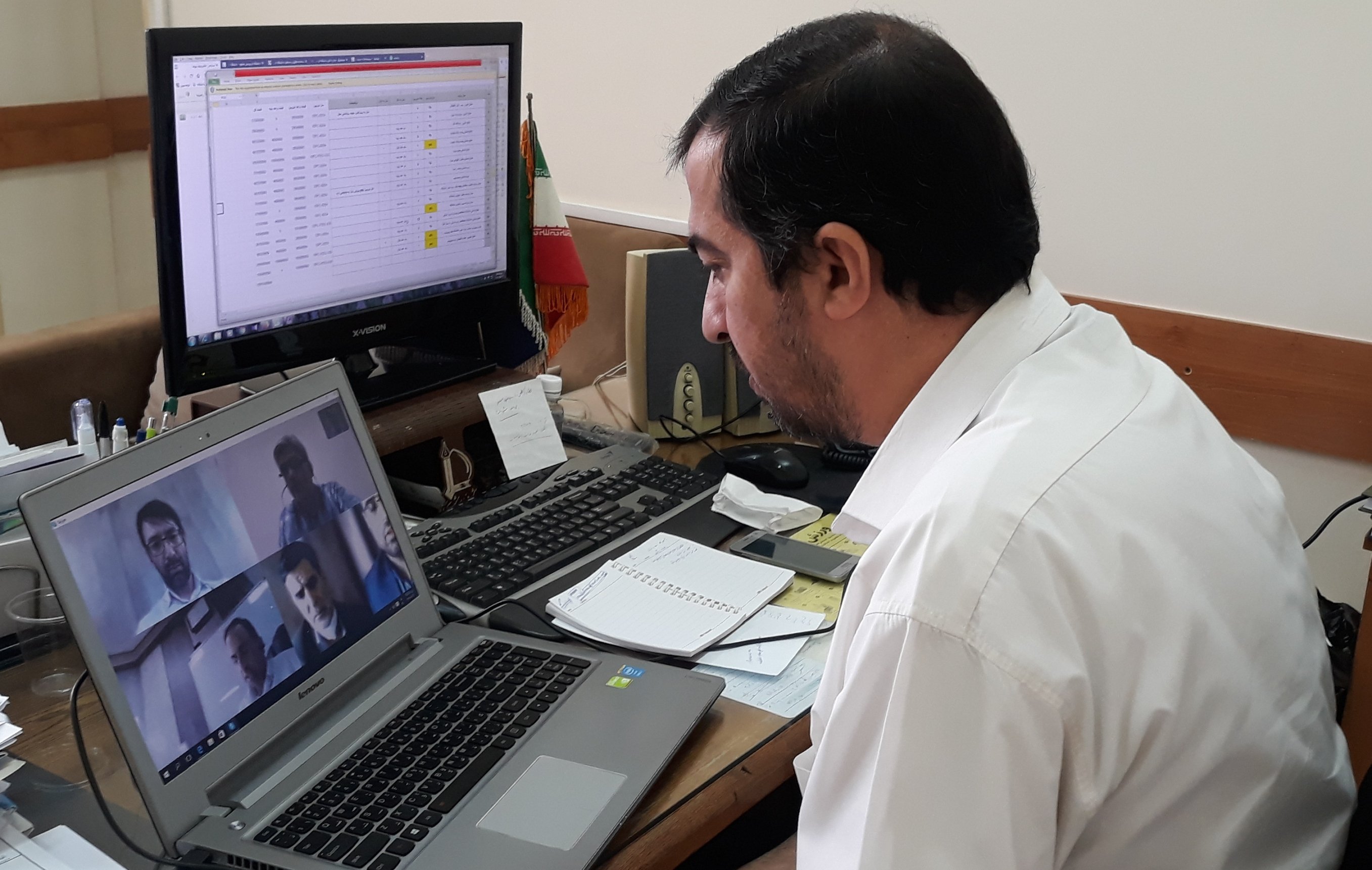 برگزاری جلسه شورای نظارت تصویری بصورت ویدئو کنفرانس