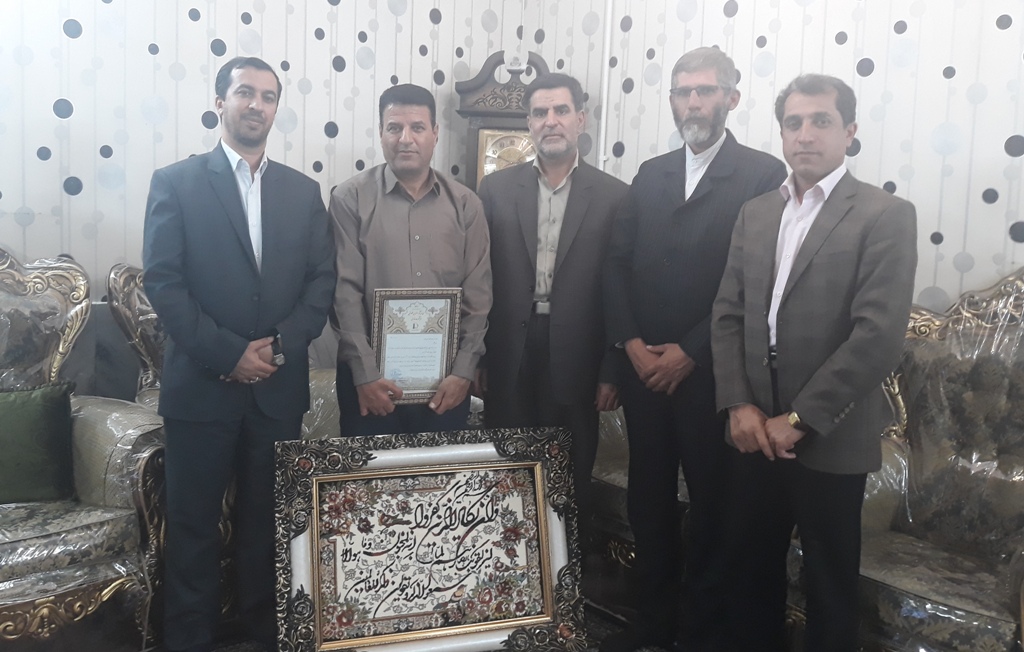 دیدار با همکار جانباز اداره حفاظت فیزیکی