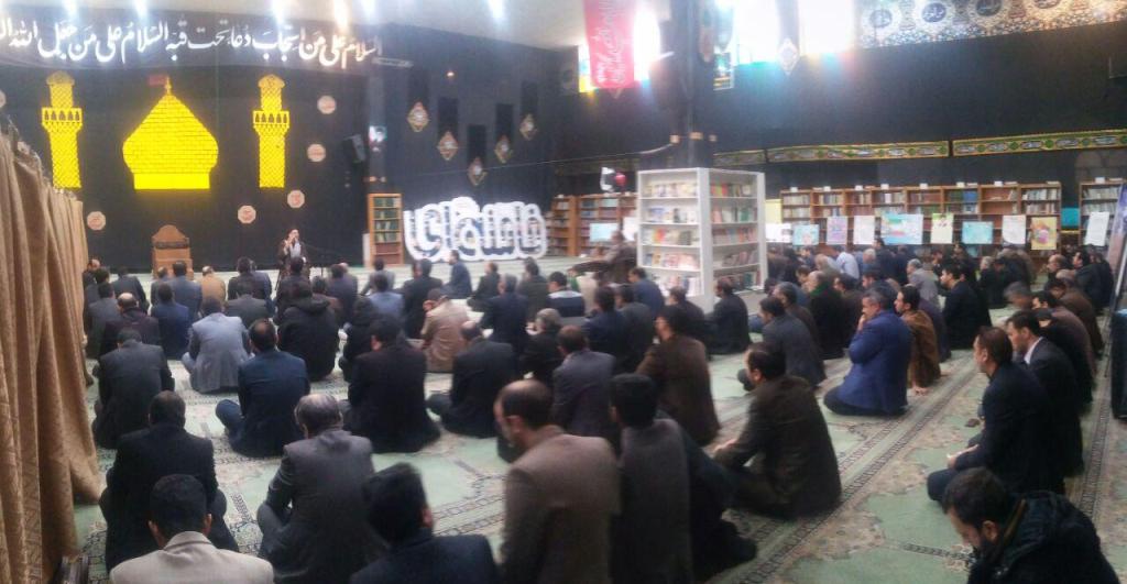 برگزاری مراسم عزاداری حراست های دستگاه های اجرایی شهر مشهد