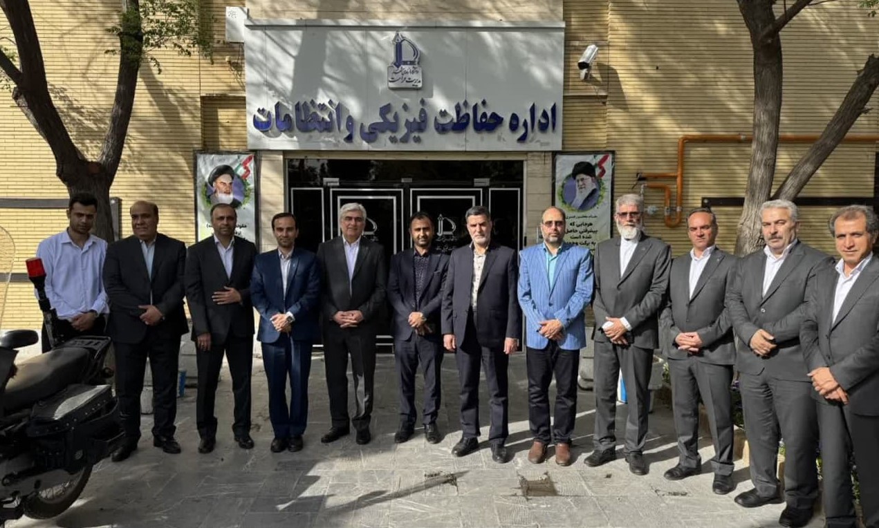 بازدید معاون برنامه‌ریزی و منابع دانشگاه از اداره حفاظت فیزیکی دانشگاه
