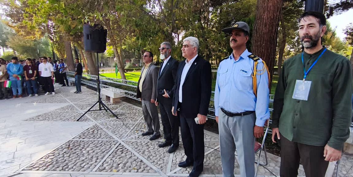 حضور فعال همکاران مدیریت حراست در مراسم آیین ورود نو‌دانشجویان دانشگاه