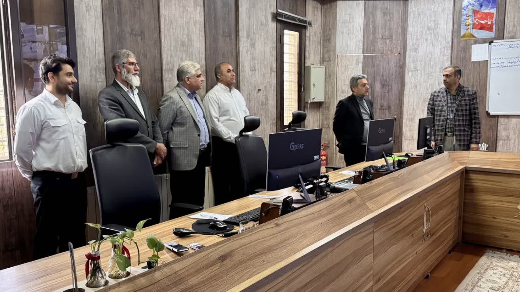 بازدید معاون حفاظت فیزیکی مرکز حراست وزارت عتف